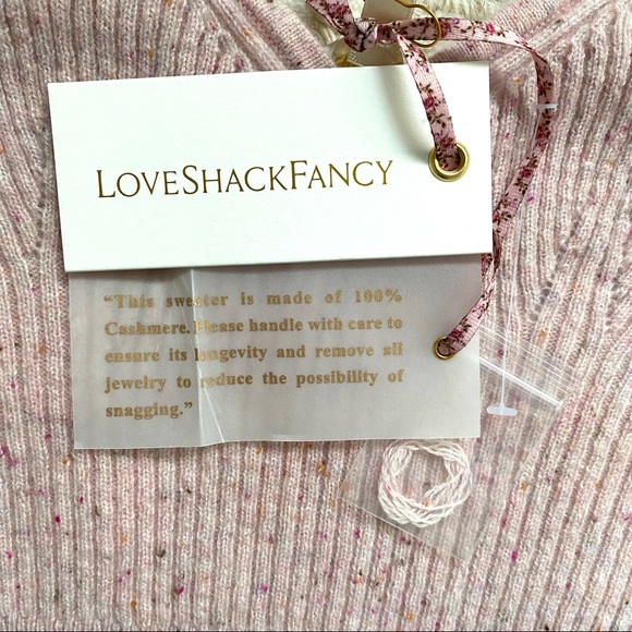 NWT LoveShackFancy Noah cropped bralette - Picture 9 of 16